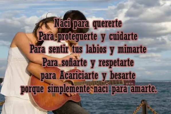 Poemas de amor con imagenes android App screenshot 1